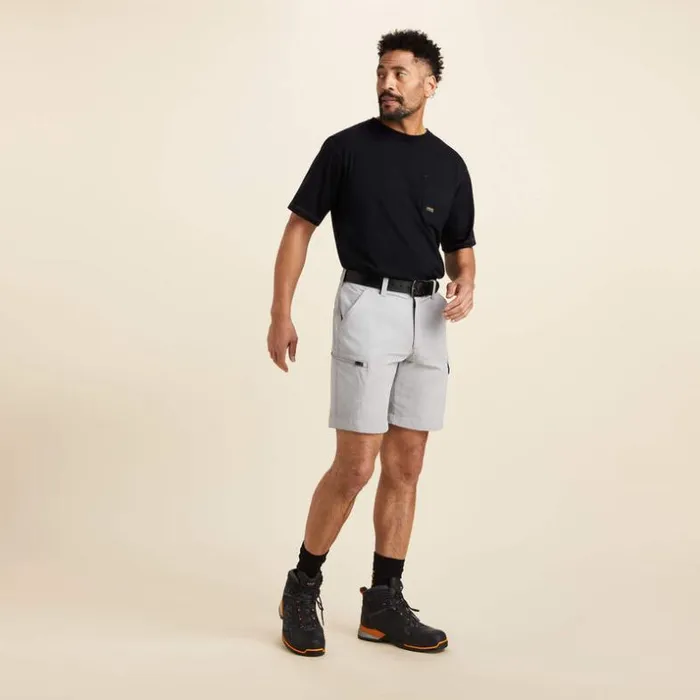 Pants and Shorts Men Ariat Rebar WorkFlow Ultralight Short Alloy