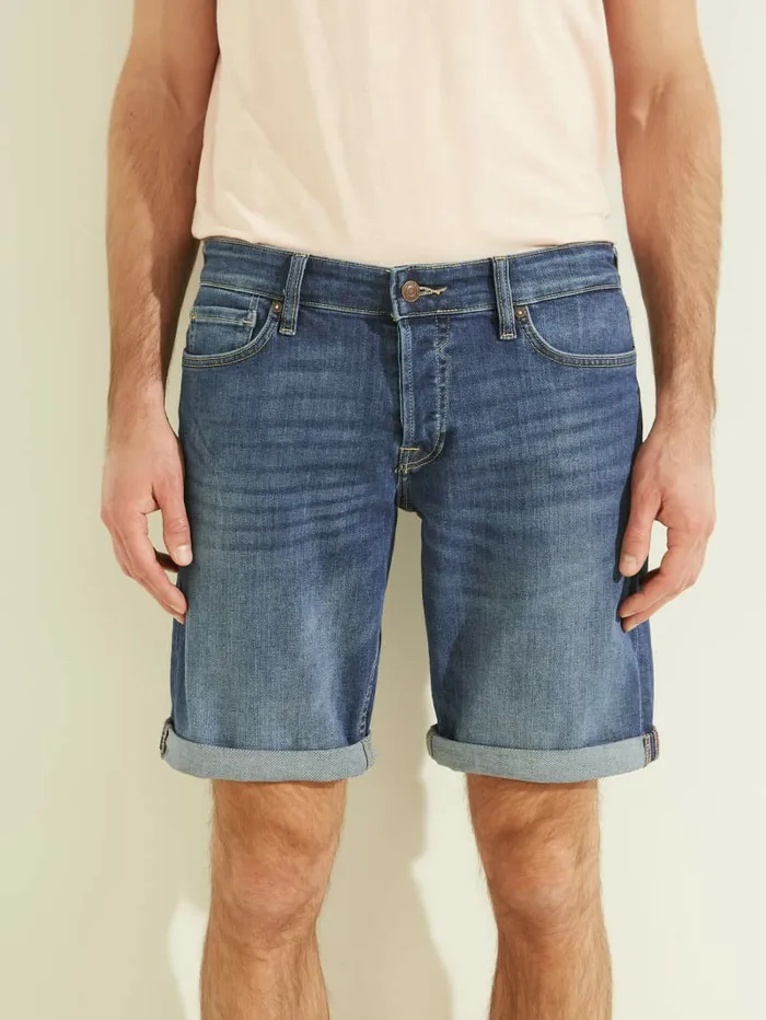 Pants and Shorts Men GUESS Eco Sonny Denim Shorts Carry Mid