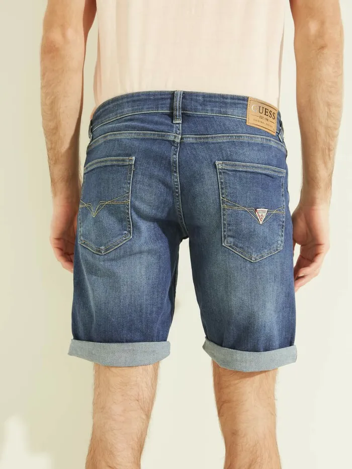 Pants and Shorts Men GUESS Eco Sonny Denim Shorts Carry Mid