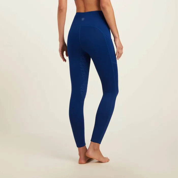 Pants and Shorts Women Ariat Venture Thermal Half Grip Tight Estate Blue Pants and Shorts Women Ariat Venture Thermal Half Grip Tight Estate Blue