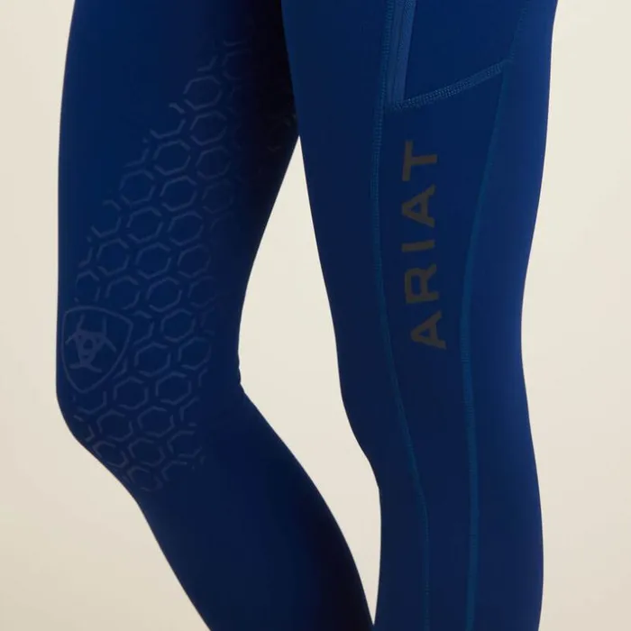 Pants and Shorts Women Ariat Venture Thermal Half Grip Tight Estate Blue Pants and Shorts Women Ariat Venture Thermal Half Grip Tight Estate Blue