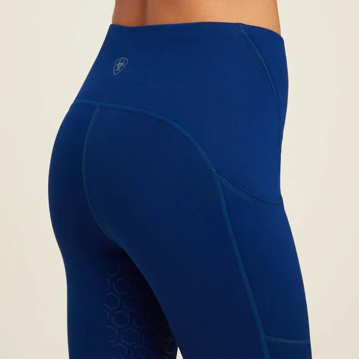 Pants and Shorts Women Ariat Venture Thermal Half Grip Tight Estate Blue Pants and Shorts Women Ariat Venture Thermal Half Grip Tight Estate Blue
