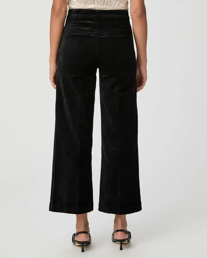 Pants Anessa Wide Leg Trouser 8211 Black Velvet 8211 PAIGE Women Pants Anessa Wide Leg Trouser 8211 Black Velvet 8211 PAIGE Women