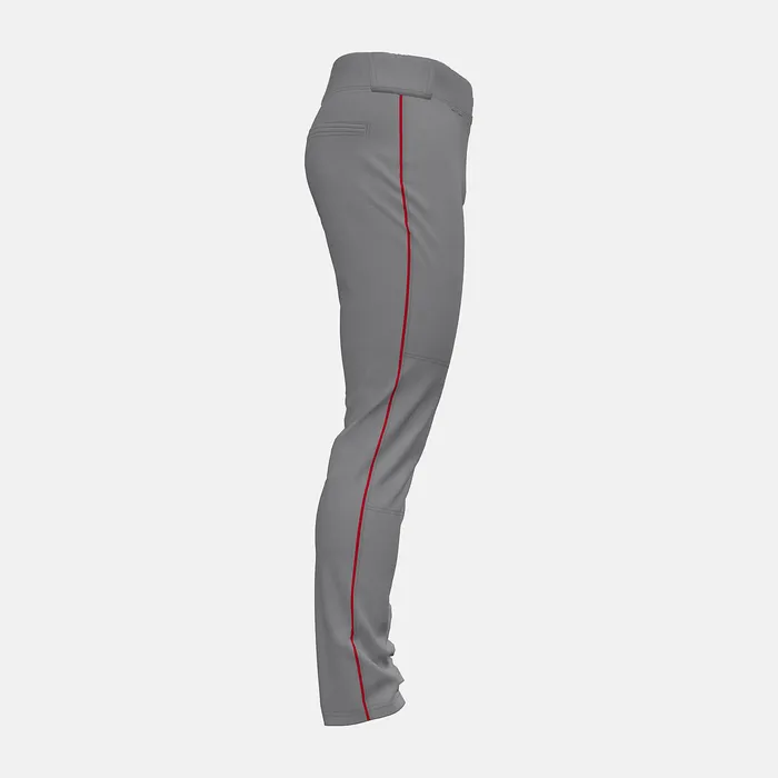 Pants Men Adversary 2 Baseball Piped Pant Tapered GREY with RED New Balance Pants Men Adversary 2 Baseball Piped Pant Tapered GREY with RED New Balance