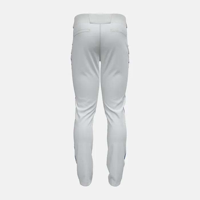 Pants New Balance Men Adversary 2 Baseball Piped Pant Tapered WHITE with BLUE Pants New Balance Men Adversary 2 Baseball Piped Pant Tapered WHITE with BLUE