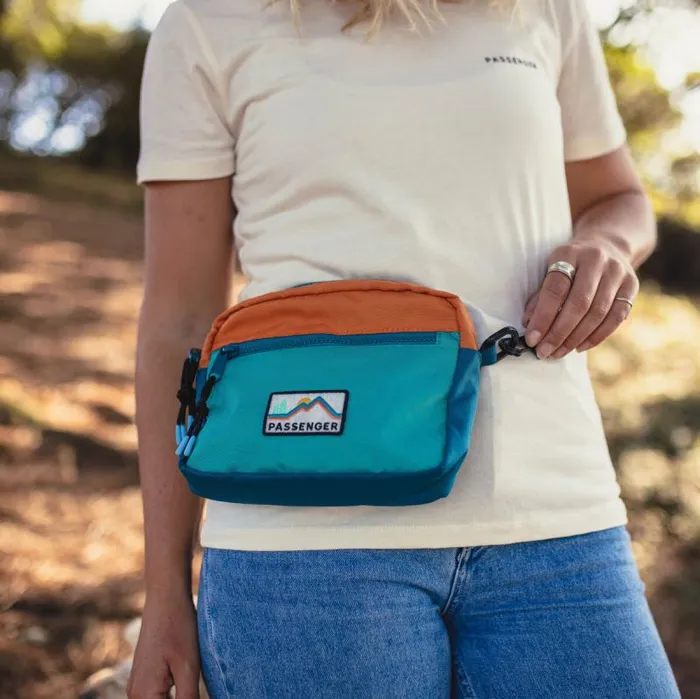 Passenger Backpacks and Bags Mainland Recycled Hip Pack Multi Colour Multi Colour 8211 WomenMen