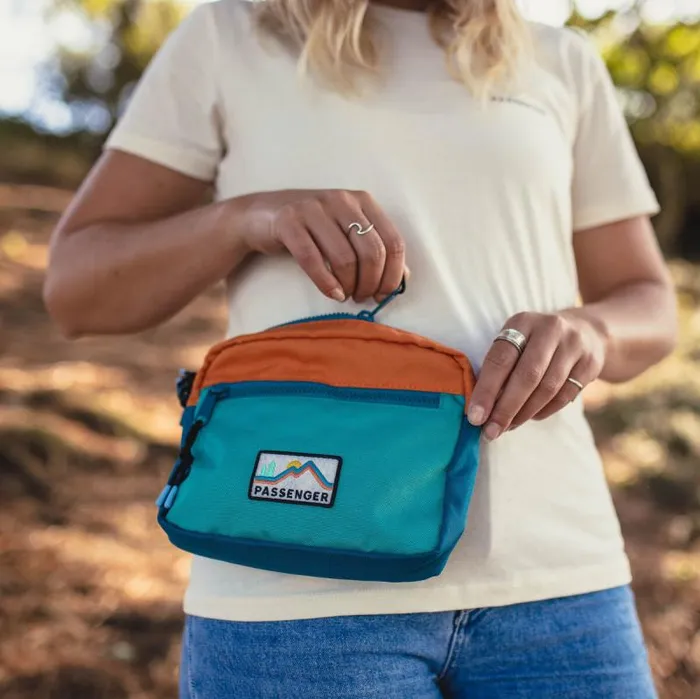 Passenger Backpacks and Bags Mainland Recycled Hip Pack Multi Colour Multi Colour 8211 WomenMen