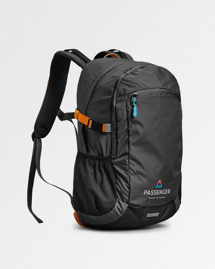 Passenger Backpacks and Bags Track Recycled 20L Backpack Black Black 8211 WomenMen