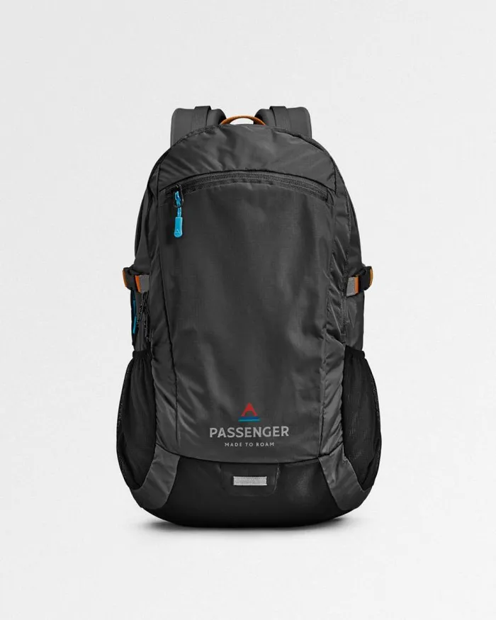 Passenger Backpacks and Bags Track Recycled 30L Backpack Black Black 8211 WomenMen