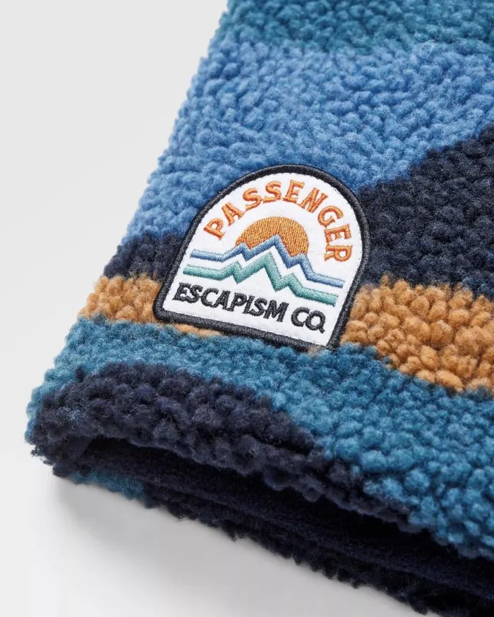 Passenger Beanies Mulled Recycled Sherpa Fleece Snood Scenic Navy Scenic Navy 8211 WomenMen
