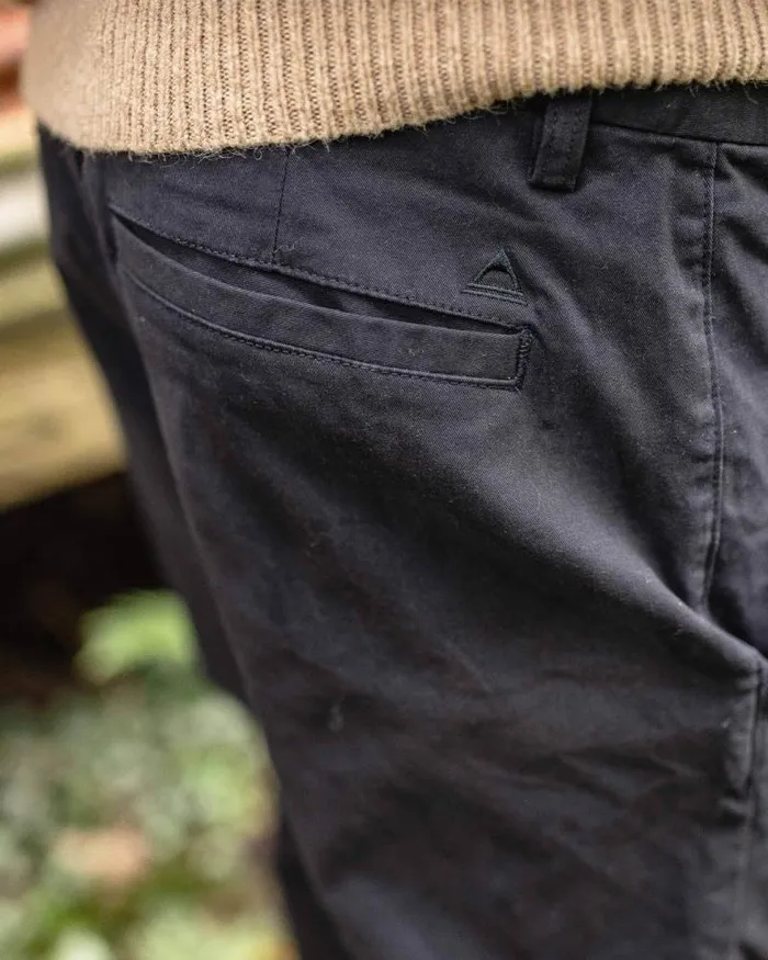 Passenger Bottoms 365 Organic Cotton Trouser Faded Black Faded Black 8211 Men