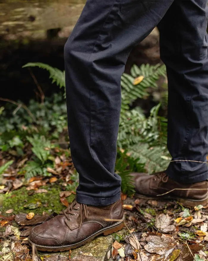Passenger Bottoms 365 Organic Cotton Trouser Faded Black Faded Black 8211 Men