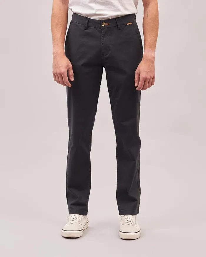 Passenger Bottoms 365 Organic Cotton Trouser Faded Black Faded Black 8211 Men