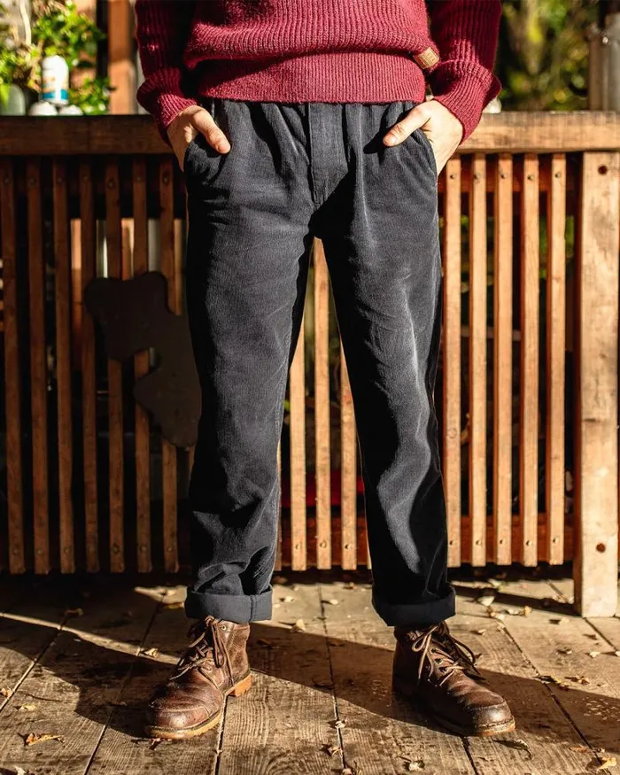 Passenger Bottoms Adventurer Cord Trouser Deep Navy Deep Navy 8211 Men