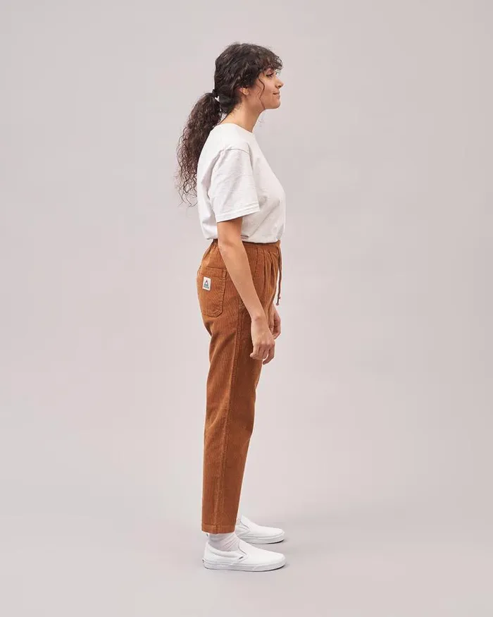 Passenger Bottoms Compass Recycled Corduroy Trouser Coconut Coconut 8211 Women