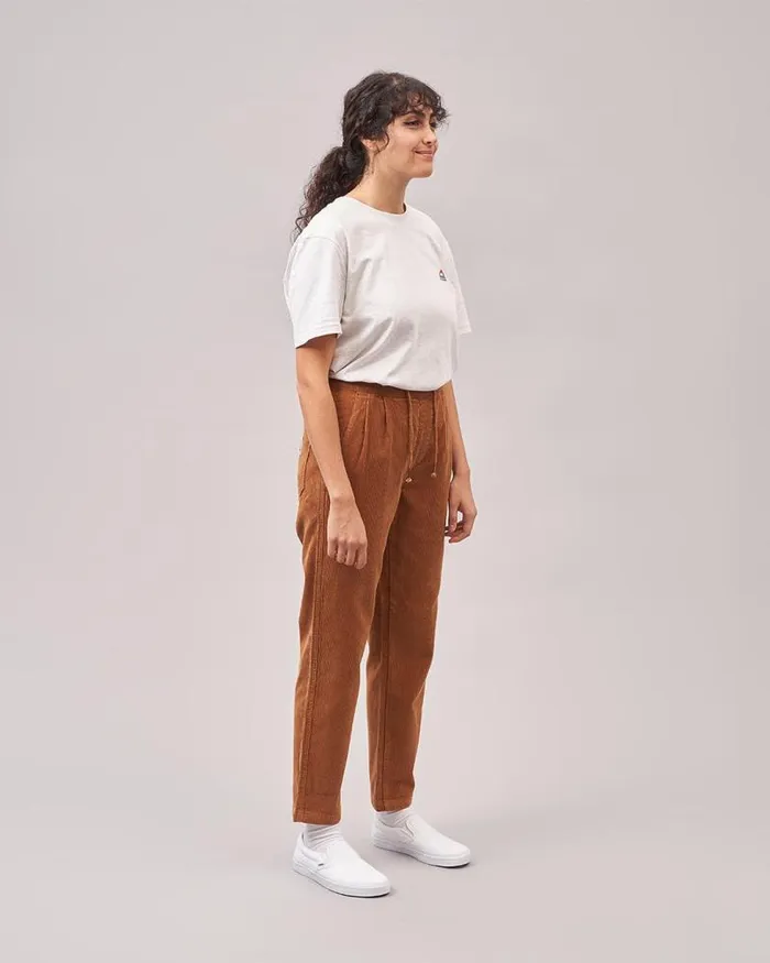 Passenger Bottoms Compass Recycled Corduroy Trouser Coconut Coconut 8211 Women