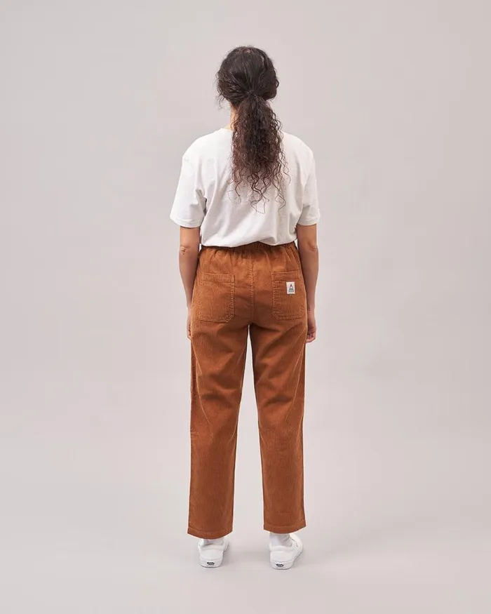 Passenger Bottoms Compass Recycled Corduroy Trouser Coconut Coconut 8211 Women