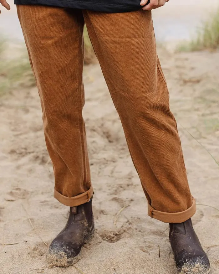 Passenger Bottoms Compass Recycled Corduroy Trouser Coconut Coconut 8211 Women
