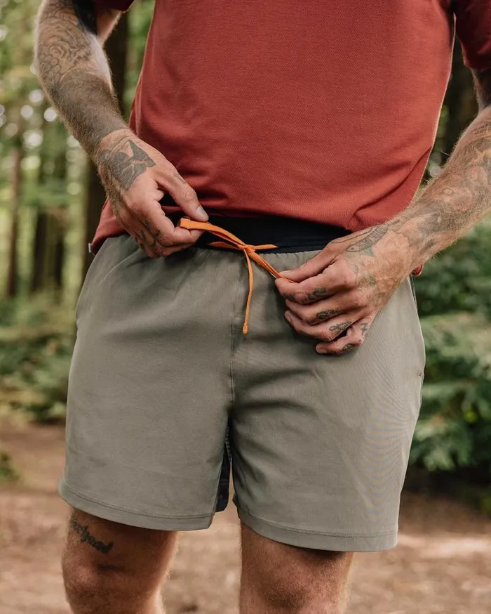 Passenger Bottoms Descent Trail Recycled Shorts Dusty Olive Dusty Olive 8211 Men
