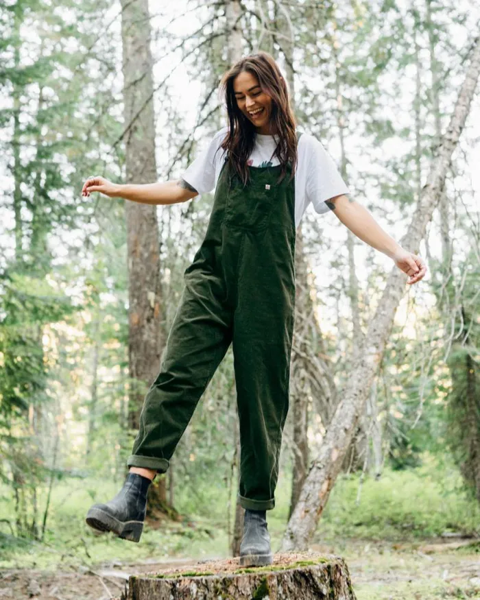 Passenger Bottoms Meadows Organic Cotton Cord Dungarees Fir Tree Fir Tree 8211 Women Passenger Bottoms Meadows Organic Cotton Cord Dungarees Fir Tree Fir Tree 8211 Women