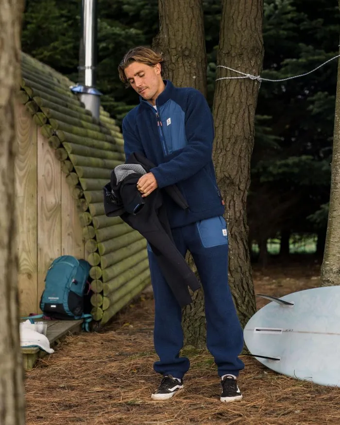 Passenger Bottoms Offgrid Recycled Sherpa Fleece Jogger Rich Navy Rich Navy 8211 Men
