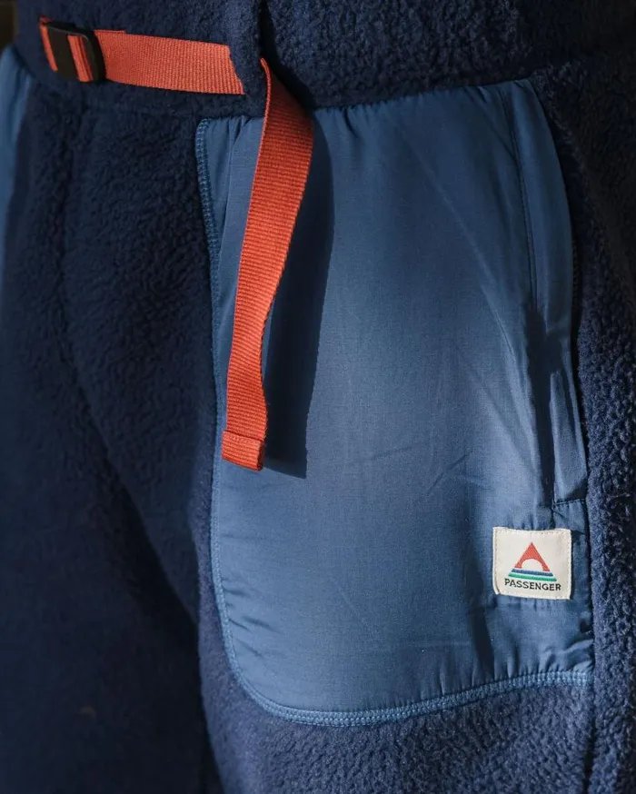 Passenger Bottoms Offgrid Recycled Sherpa Fleece Jogger Rich Navy Rich Navy 8211 Men
