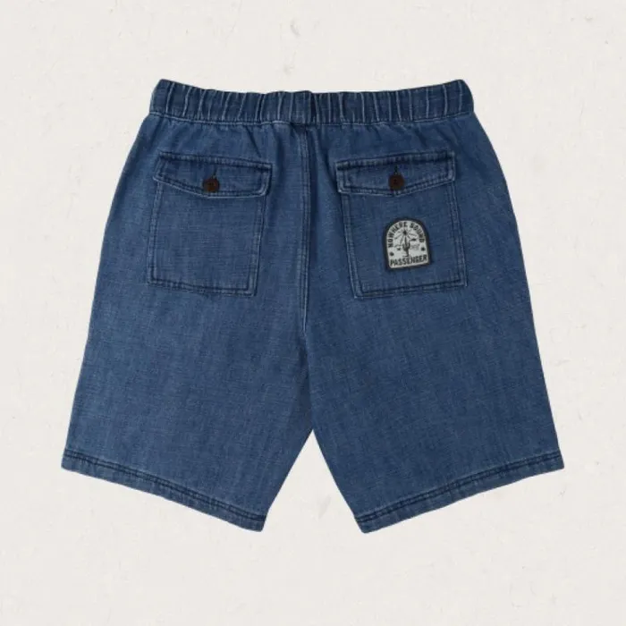 Passenger Bottoms Pine Recycled Cotton Cord Shorts Washed Denim Washed Denim 8211 Men