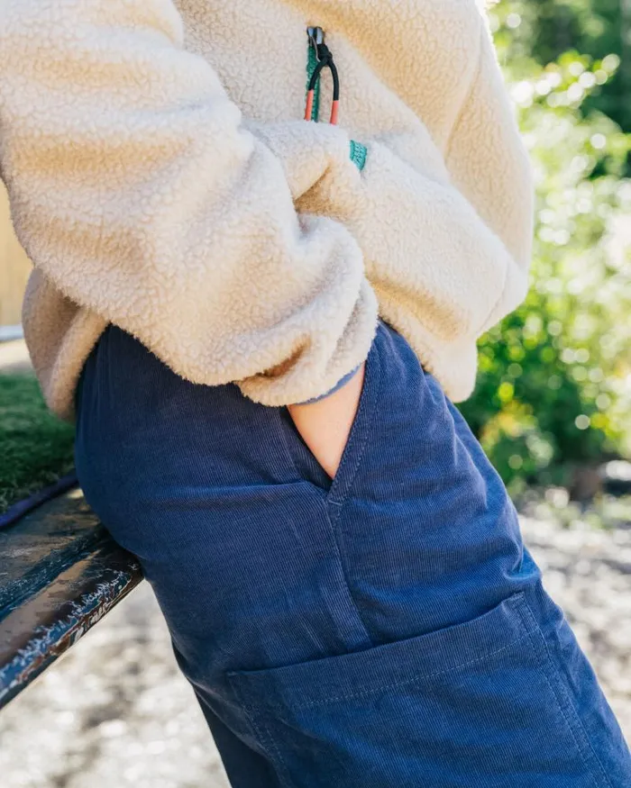 Passenger Bottoms Someday 20 Organic Corduroy Crop Trouser Dark Denim Dark Denim 8211 Women
