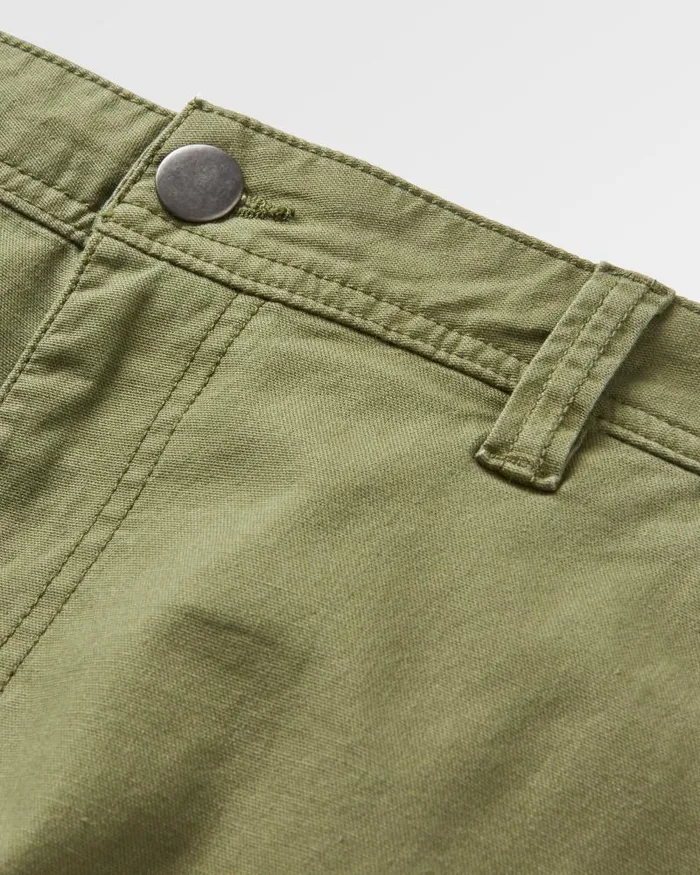Passenger Bottoms Vantage Organic Cotton Canvas Trouser Khaki Khaki 8211 Men