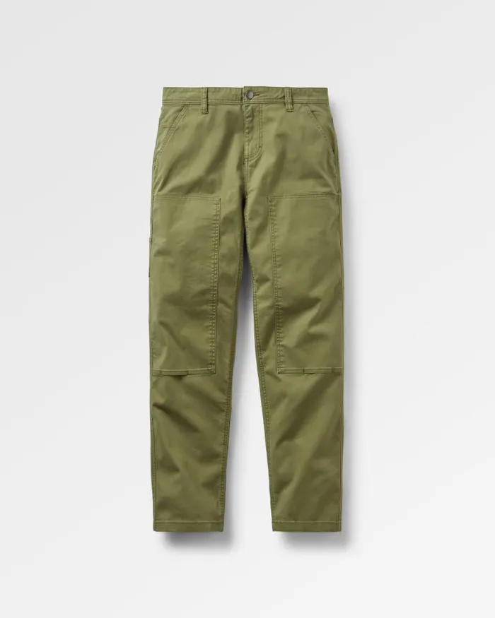 Passenger Bottoms Vantage Organic Cotton Canvas Trouser Khaki Khaki 8211 Men