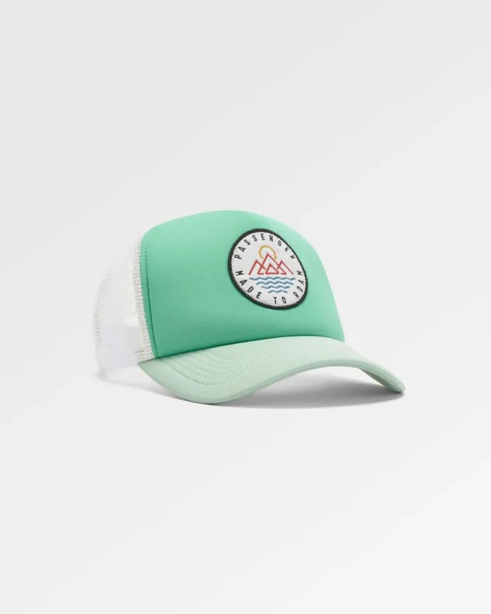 Passenger Caps and Hats Escapism Snapback Trucker Cap Green Fig Green Fig 8211 WomenMen