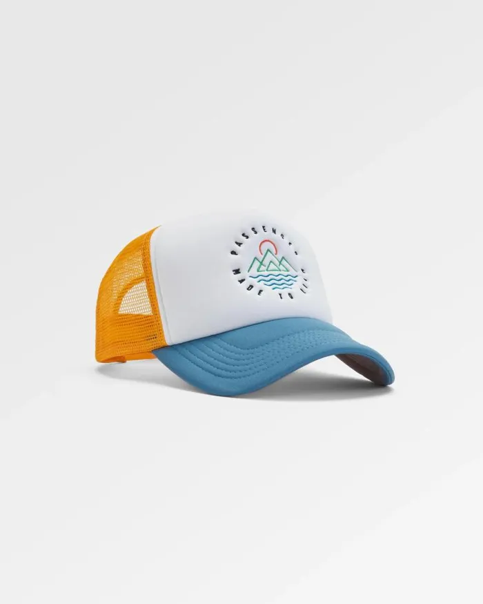 Passenger Caps and Hats Escapism Snapback Trucker Cap Mustard YellowMoonlight Blue Mustard Yellowmoonlight Blue 8211 WomenMen Passenger Caps and Hats Escapism Snapback Trucker Cap Mustard YellowMoonlight Blue Mustard Yellowmoonlight Blue 8211 WomenMen
