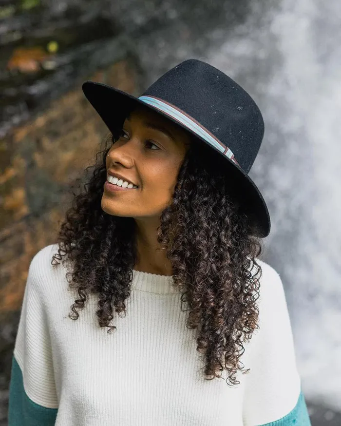 Passenger Caps and Hats Outback Fedora New Black Black 8211 Women