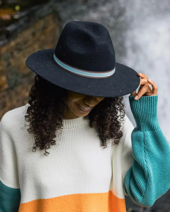Passenger Caps and Hats Outback Fedora New Black Black 8211 Women