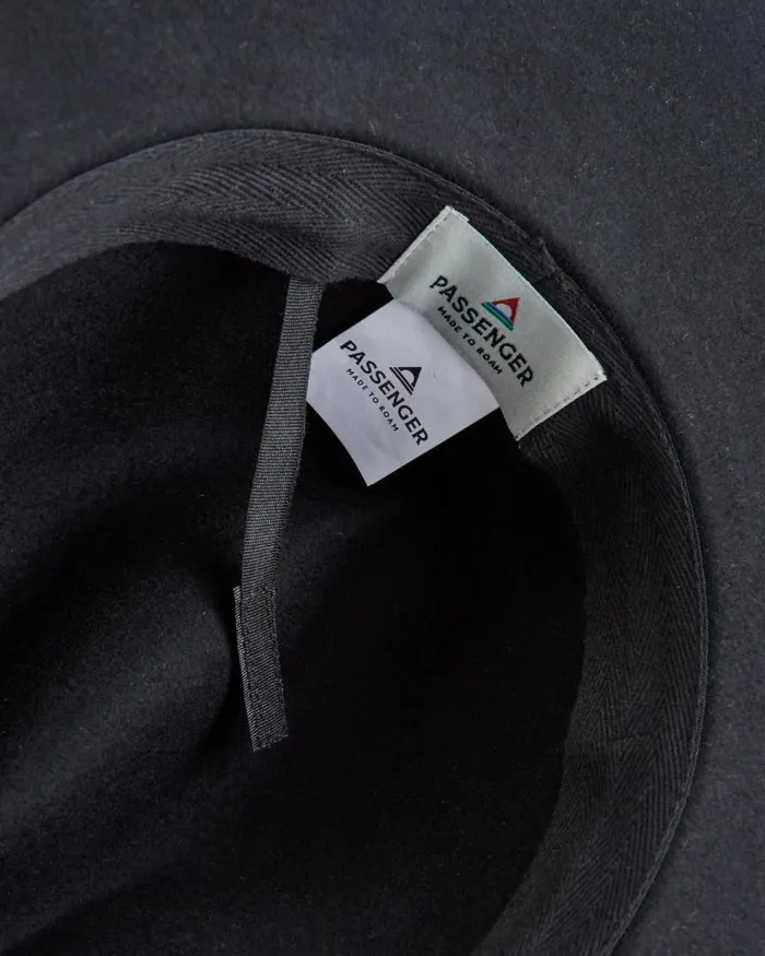 Passenger Caps and Hats Outback Fedora New Black Black 8211 Women