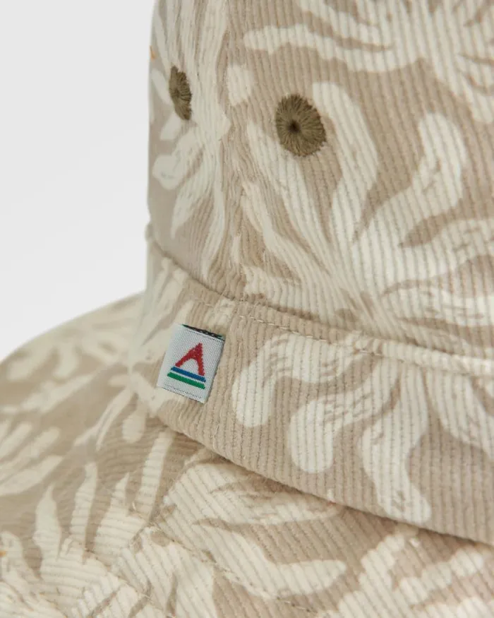 Passenger Caps and Hats Seaweed Organic Cotton Bucket Hat Golden Spice Seaweed Pebble Grey Golden Spice Seaweed Pebble Grey 8211 WomenMen