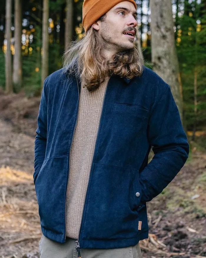 Passenger Jackets Alder Cord Jacket Deep Navy Deep Navy 8211 Men