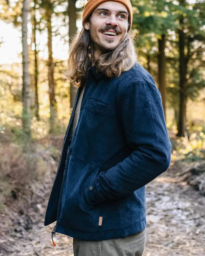 Passenger Jackets Alder Cord Jacket Deep Navy Deep Navy 8211 Men