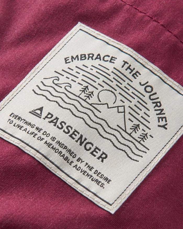 Passenger Jackets Discover Recycled Sherpa Lined Jacket Wine Wine 8211 Men