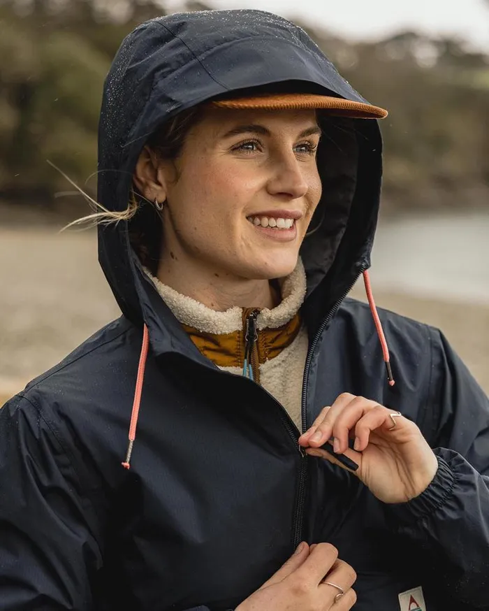 Passenger Jackets Eden Recycled Oversized Water Resistant Jacket Deep Navy Deep Navy 8211 Women