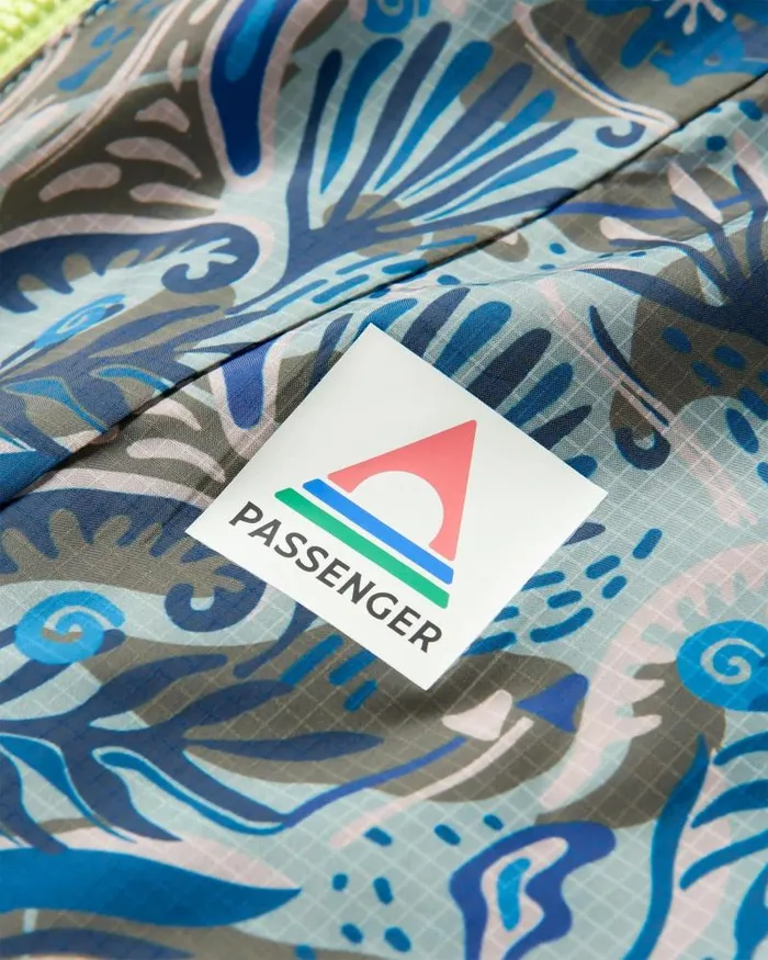 Passenger Jackets Gusto Recycled Windshell Smock Abstract Seaweed Pistachio Abstract Seaweed Pistachio 8211 Men