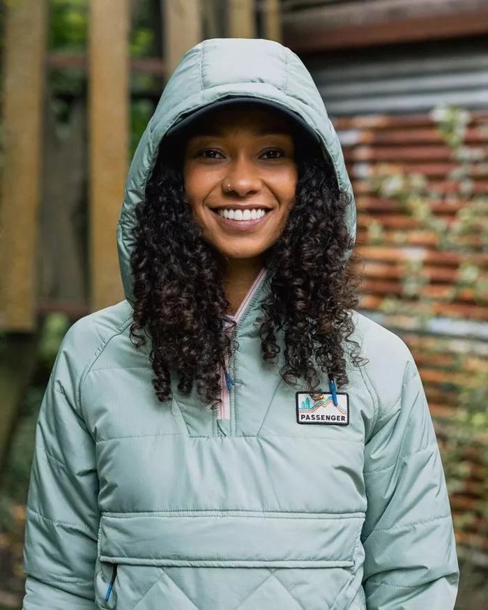 Passenger Jackets Ocean Recycled Insulated 12 Zip Jacket Pistachio Pistachio 8211 Women