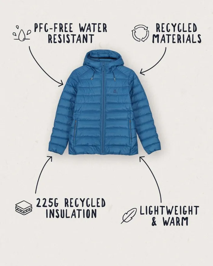 Passenger Jackets Pow Recycled Insulated Jacket Blue Steel Blue Steel 8211 Women