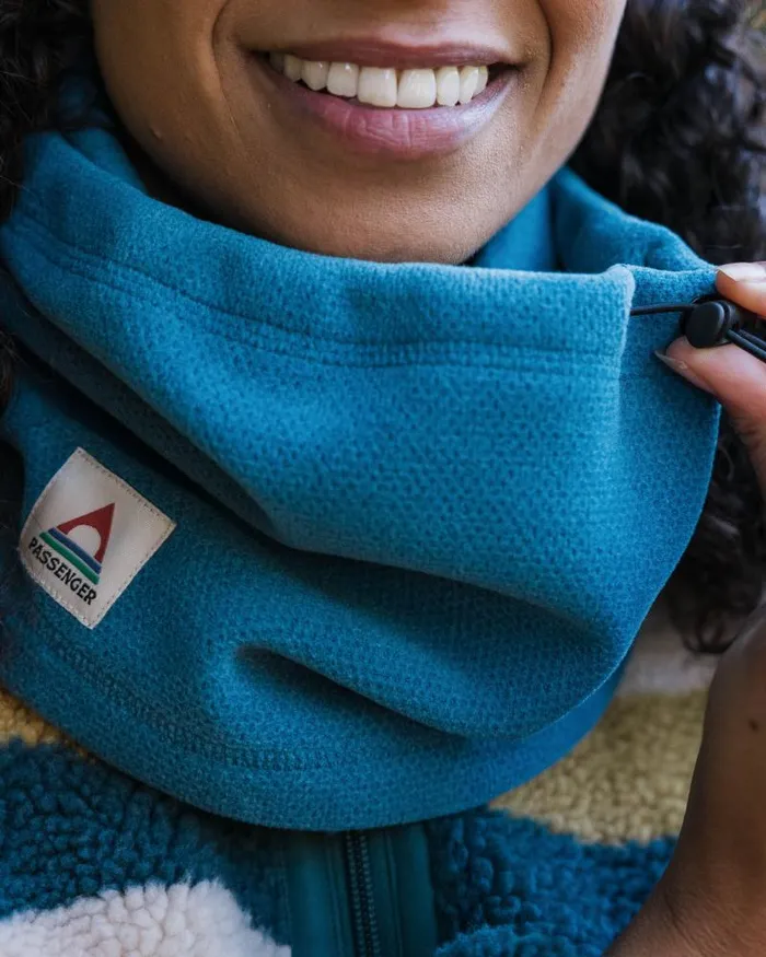 Passenger Scarves and Neckwear Blaze Recycled Polartec Gaiter Corsair Blue Corsair Blue 8211 WomenMen