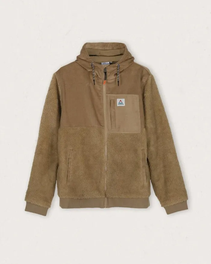 Passenger Tops Adventure Recycled DeepPile Sherpa Fleece Biscuit Biscuit 8211 Men