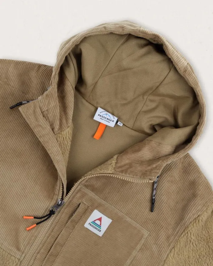 Passenger Tops Adventure Recycled DeepPile Sherpa Fleece Biscuit Biscuit 8211 Men