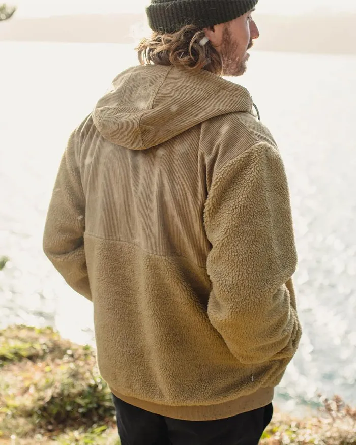 Passenger Tops Adventure Recycled DeepPile Sherpa Fleece Biscuit Biscuit 8211 Men