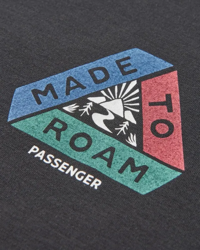 Passenger Tops Aurora Recycled Active TShirt Black Black 8211 Women