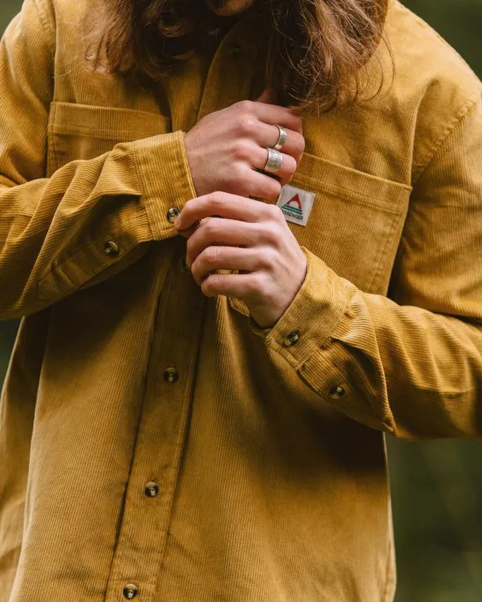 Passenger Tops Backcountry Cord Shirt Mustard Gold Mustard Gold 8211 Men