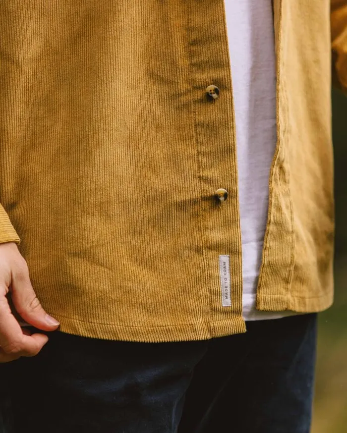 Passenger Tops Backcountry Cord Shirt Mustard Gold Mustard Gold 8211 Men
